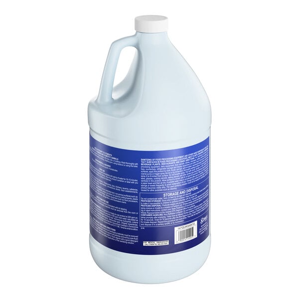 Noble Chemical 1 Gallon / 128 oz. QuikSan Food Contact Ready-to-Use Surface Sanitizer Refill - 4/Case