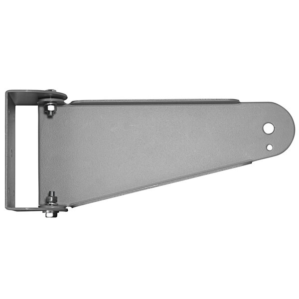 A white metal wall-mount bracket for TPI Industrial Circulator Fan Heads.