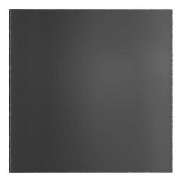 A black square Lancaster Table and Seating table with a white background.