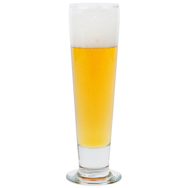 Libbey 3823 Catalina 14 oz. Customizable Tall Footed Pilsner Glass - 24/Case