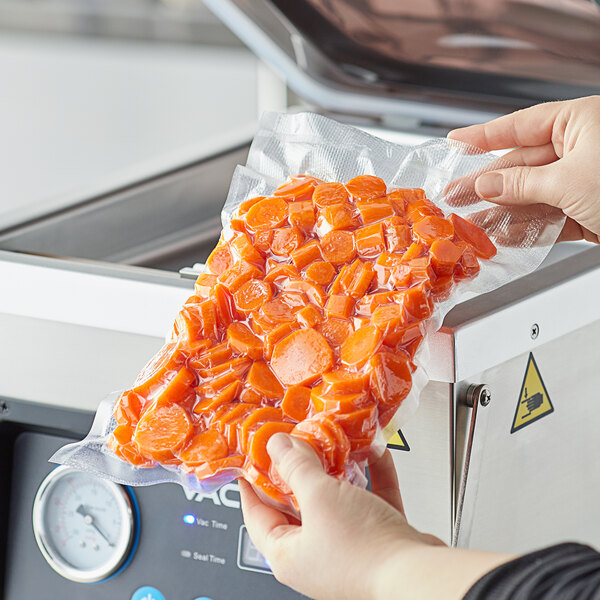 8" x 12" Quart Size Full Mesh External Vacuum Packaging Pouches / Bags