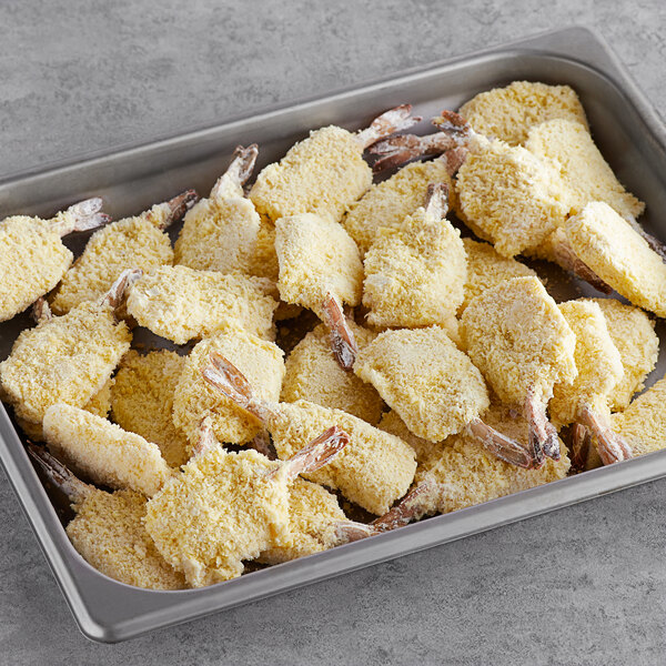 Seamazz Frozen Breaded Butterfly Shrimp 2.5 lb. Box (6/Case)