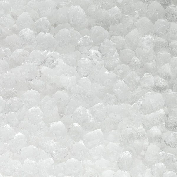 A pile of ice nuggets.
