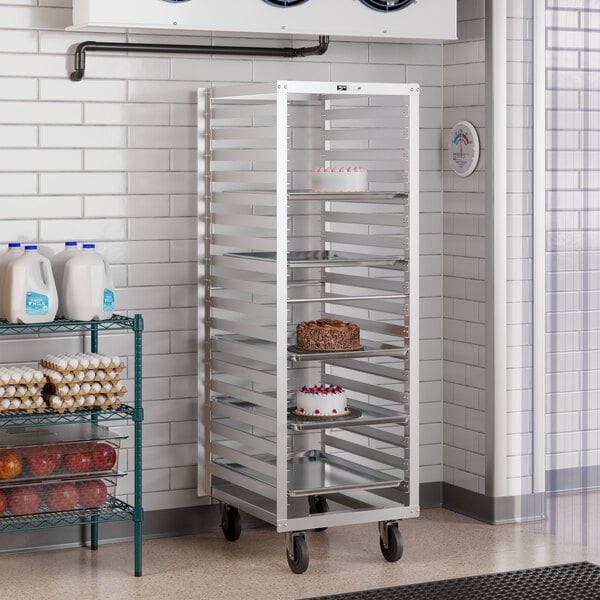 Metro RF13N 36 Pan End Load Aluminum Roll-In Refrigerator Rack