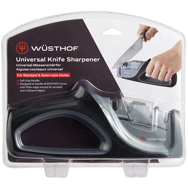 wusthof knife sharpener 2 stage handheld