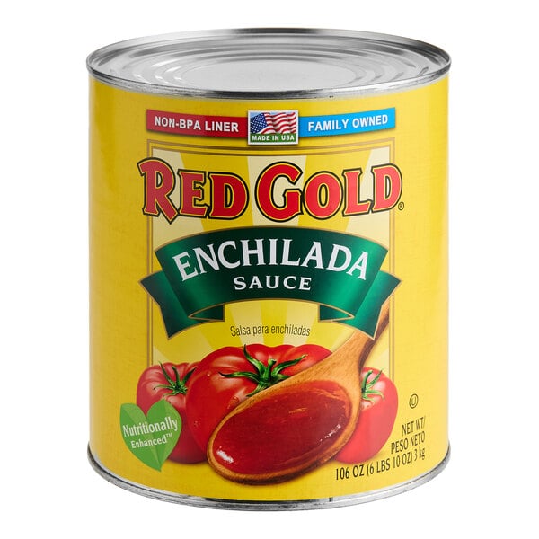 Red Gold #10 Can Enchilada Sauce - 6/Case