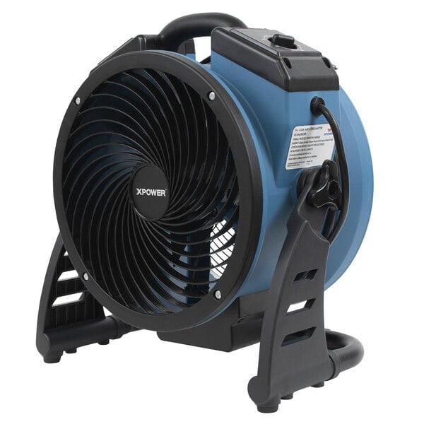 Xpower Fc 150b Brushless Dc Motor Rechargeable Whole Room Air Circulator Utility Fan 1000 Cfm 115v