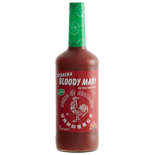 Bulk Sriracha Bloody Mary Mix in 32 oz. Bottles 12/Case