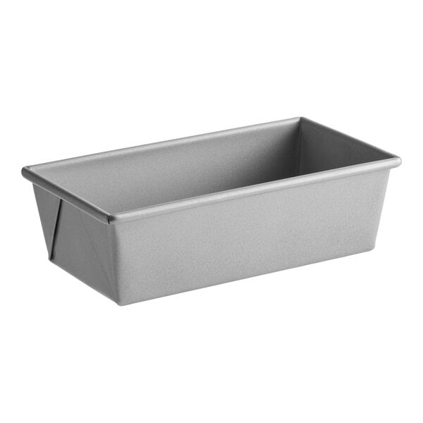 Baker's Lane 1 lb. Glazed Aluminized Steel Bread Loaf Pan - 8 1/2" x 4 1/2" x 2 3/4"