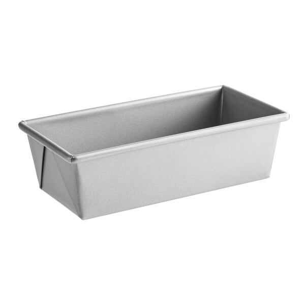 Baker's Lane 3/4 lb. Glazed Aluminized Steel Bread Loaf Pan - 8" x 4" x 2 1/2"
