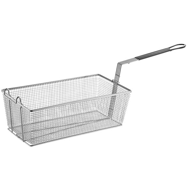 9 1/2 x 7 1/4 x 3 7/8 Fryer Basket with Front Hook