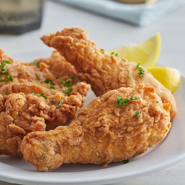 Golden Dipt Chicken Fry Mix fried chicken on a plate.