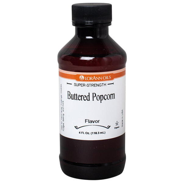 LorAnn Oils 4 oz. Buttered Popcorn Super Strength Flavor