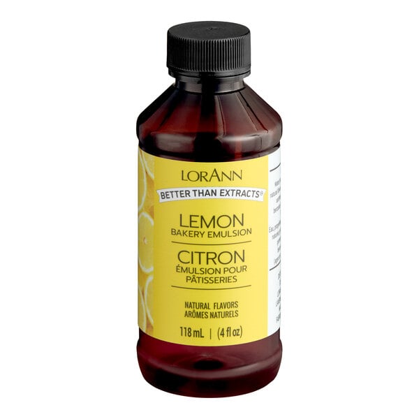 LorAnn Oils 4 fl. oz. All-Natural Lemon Bakery Emulsion