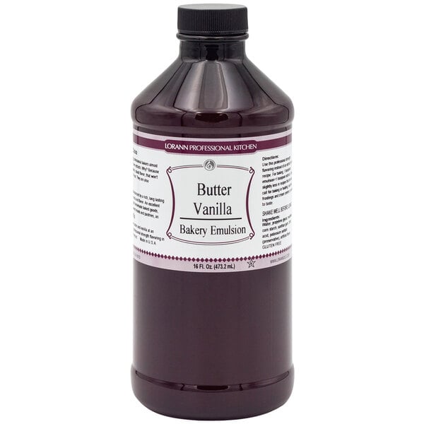 Lorann Oils 16 Oz Butter Vanilla Bakery Emulsion