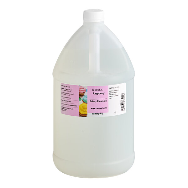 LorAnn Oils 1 Gallon Raspberry Bakery Emulsion