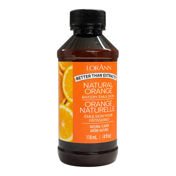 LorAnn Oils 4 fl. oz. All-Natural Orange Bakery Emulsion
