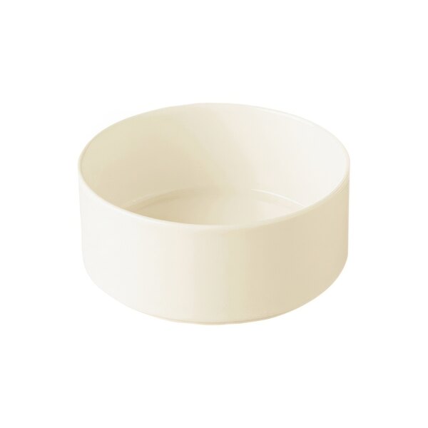 A stackable warm white RAK Porcelain bowl.