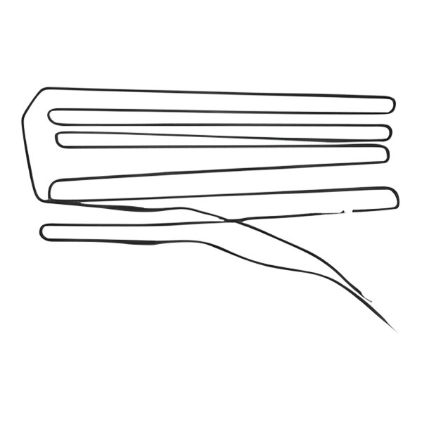 A black line drawing of a Continental Refrigerator defrost heater.