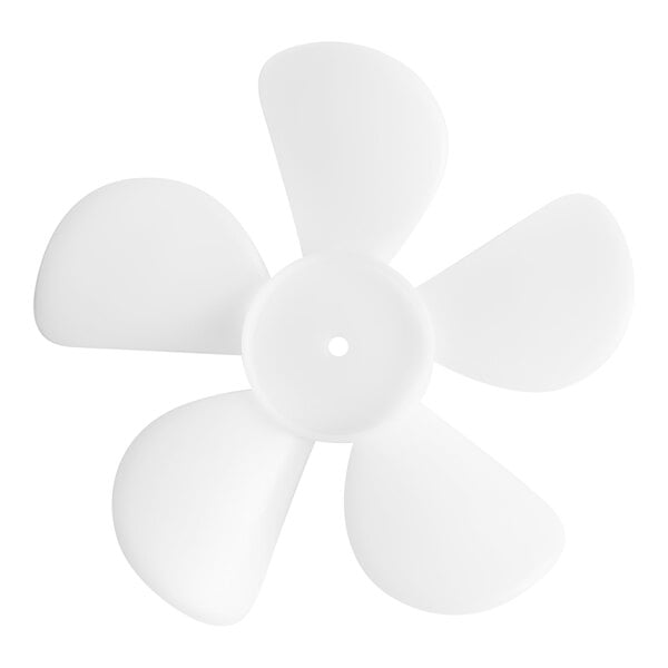 A close-up of a white Continental Refrigerator fan blade.