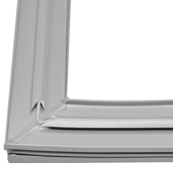 A close-up of a white Continental drawer gasket.