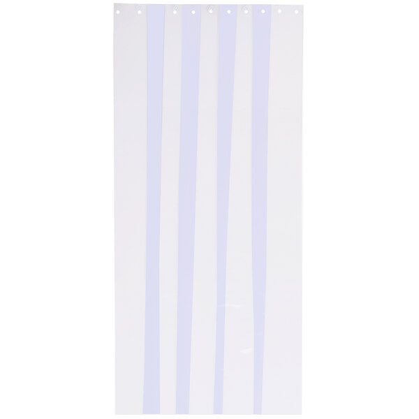 A close-up of a white and blue striped surface with black lines.