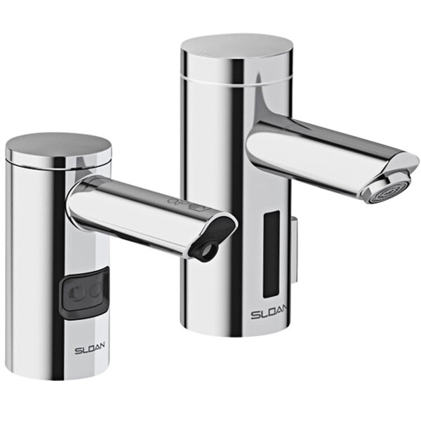 Sloan 3346088 Combination Chrome 3335017 Sensor Faucet and 3346089 Soap Dispenser