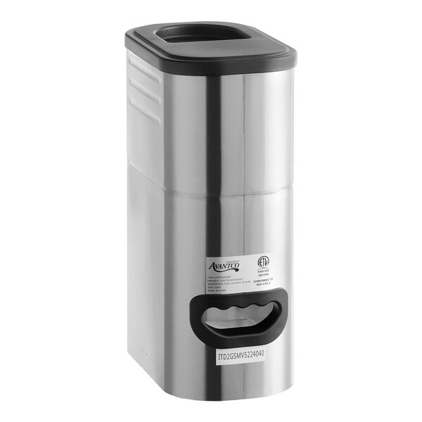 Avantco ITD2-GS-MV 2 Gallon Slim Iced Tea Dispenser with Stainless Steel Valve