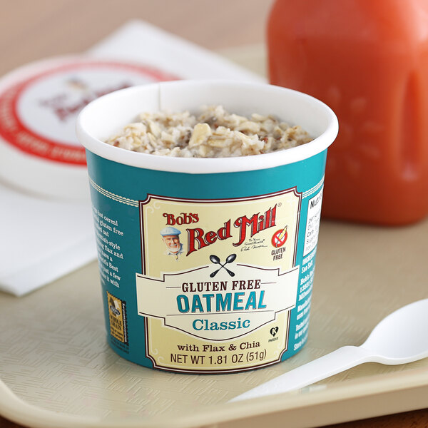 Bob's Red Mill Oatmeal Cups, Classic, GlutenFree 12/Case