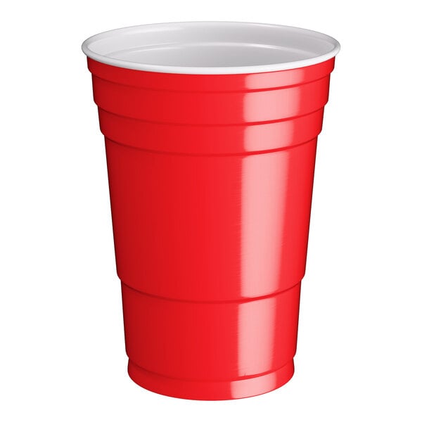 Solo P16R 16 oz. Red Plastic Cup - 1,000/Case