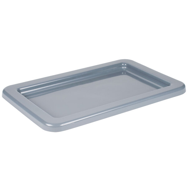 A grey rectangular Winholt tray lid.