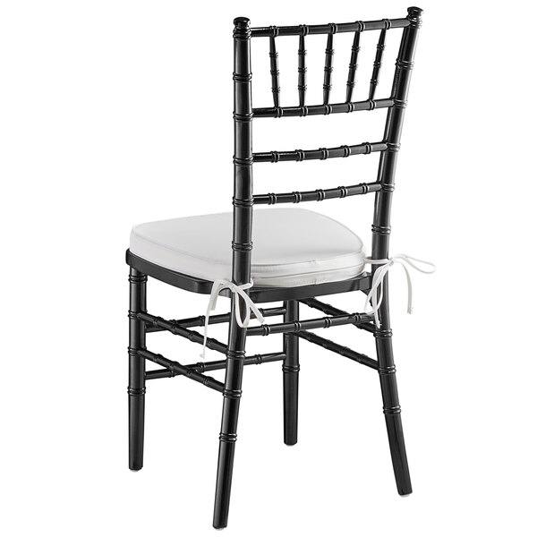 a black pole with a white circle