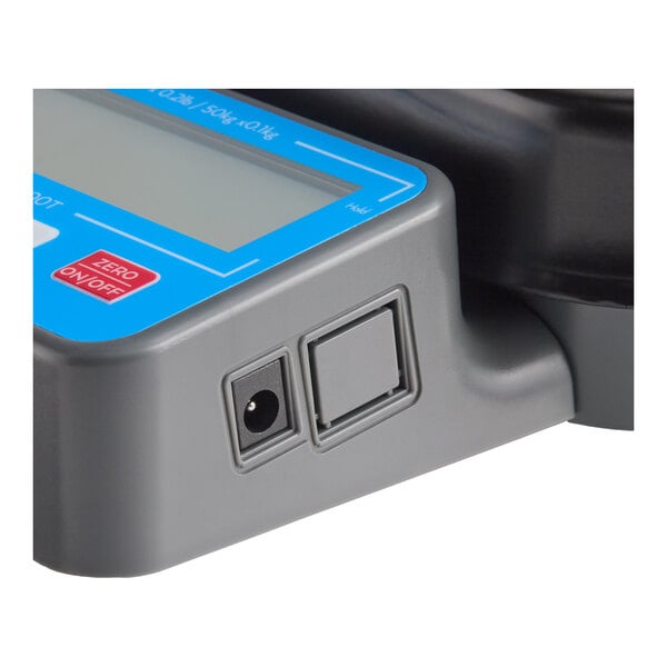 AvaTek RSB100T 100 lb. Digital Receiving Scale with Built-In Handle and Treaded Platter