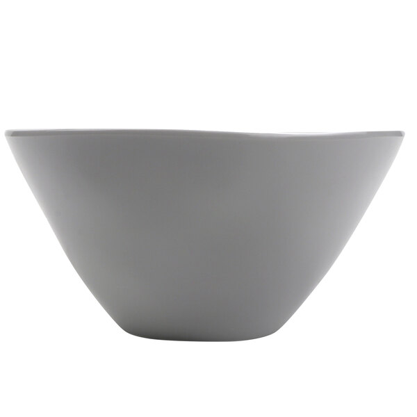 A white GET Arctic Melamine bowl.