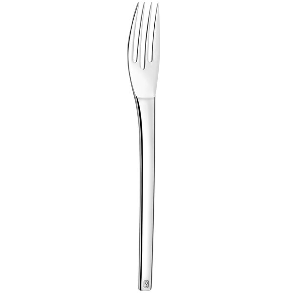 A Couzon by Amefa stainless steel table fork with a silver handle.