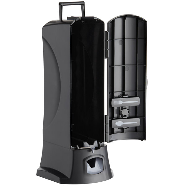 WeGo 56101100 Black Single Utensil Cutlery Dispenser