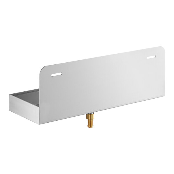 Regency 19 1/2" x 6" x 6 1/2" 16-Gauge 304 Stainless Steel Mop Sink Drainage Tray