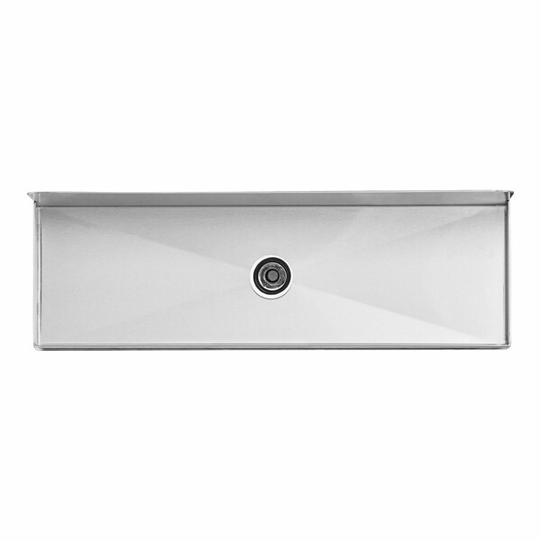 Regency 19 1/2" x 6" x 6 1/2" 16-Gauge 304 Stainless Steel Mop Sink Drainage Tray