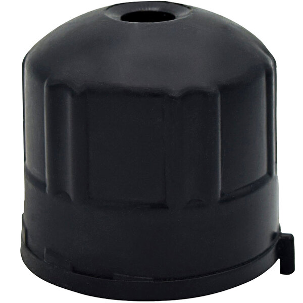 A black plastic air cap with a hole for Vectorfog DC20+ foggers.