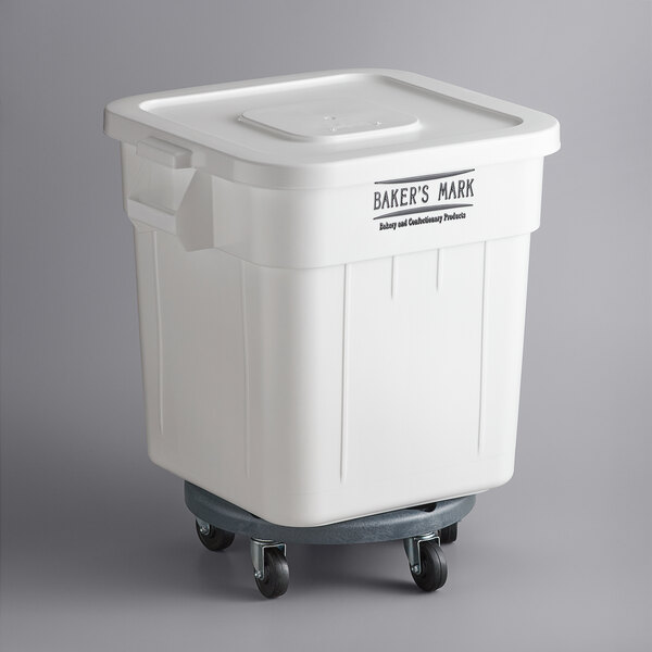 Mobile Ing Storage Bin With Lid, Rolling Storage Containers Wheels