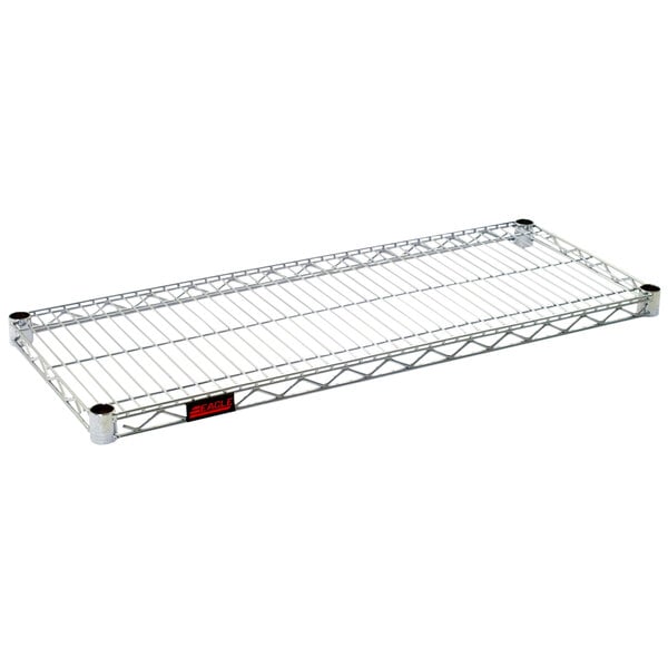 An Eagle Group chrome wire shelf.