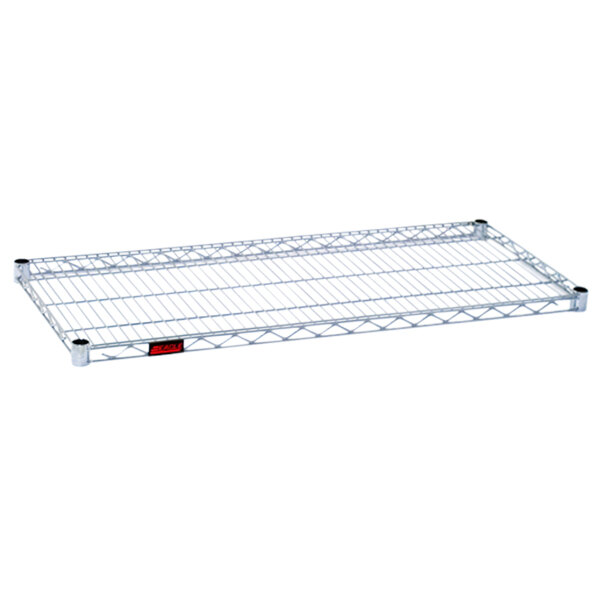 An Eagle Group Eaglebrite zinc wire shelf.