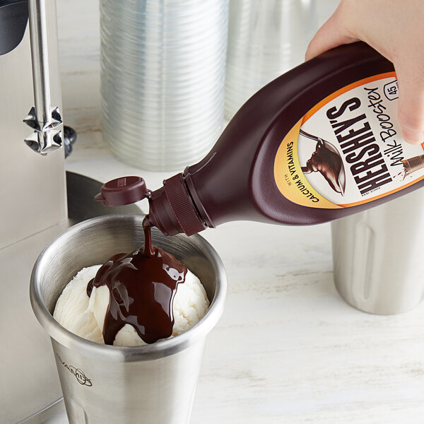 Hershey's Milk Booster Chocolate Syrup 24 oz. Bottle