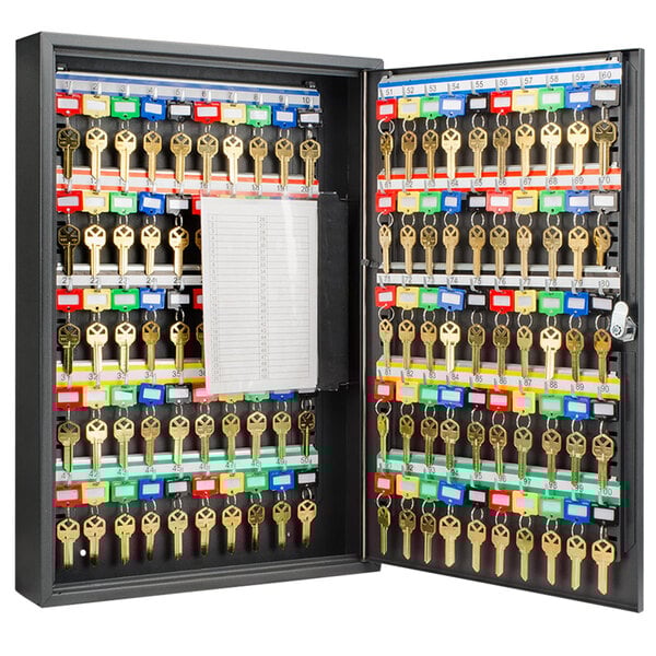 a bunch of keys on a wall