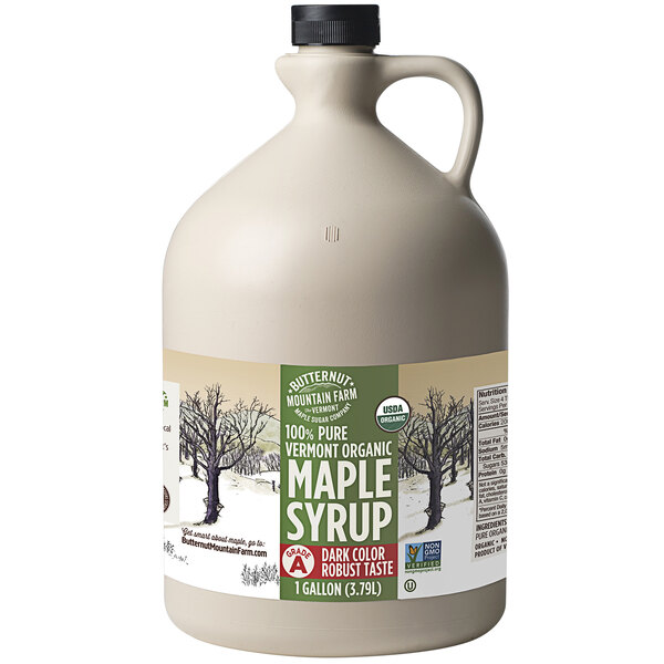 Butternut Mountain Farm Organic Robust Vermont Maple Syrup (1-Gallon)