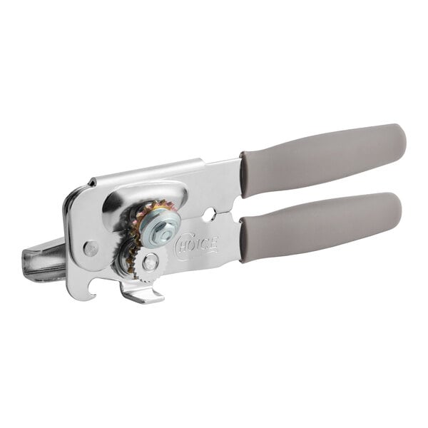 Choice Manual Can Opener with Gray Handle