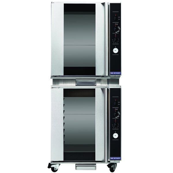 A Moffat double stacking kit for two Moffat P8M proofer ovens.
