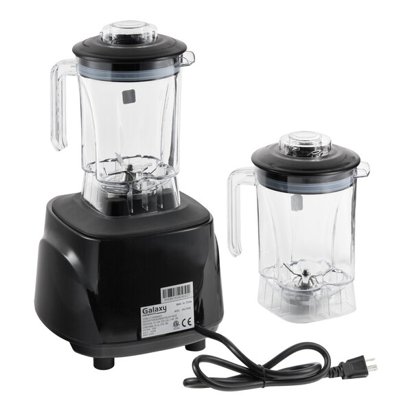 Galaxy GBB480T2J 3 1/2 hp Commercial Blender with Toggle Control and 2 48 oz. Tritan™ Plastic Jars - 120V