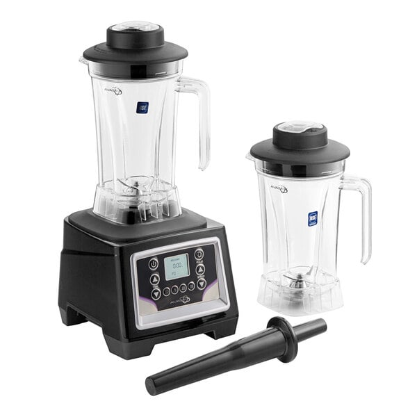 AvaMix BX2100P2J 3 1/2 hp Commercial Blender with 8-Speed Programmable Touchpad Control, Timer and 2 64 oz. Tritan™ Plastic Jars - 120V