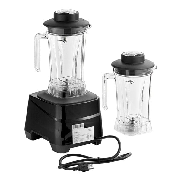 AvaMix BX2100P2J 3 1/2 hp Commercial Blender with 8-Speed Programmable Touchpad Control, Timer and 2 64 oz. Tritan™ Plastic Jars - 120V